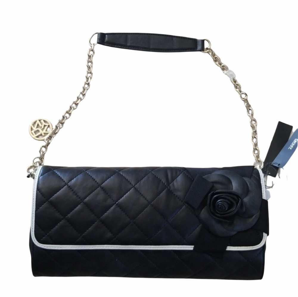 Nwt DKNY soft lamb leather quilted handbag